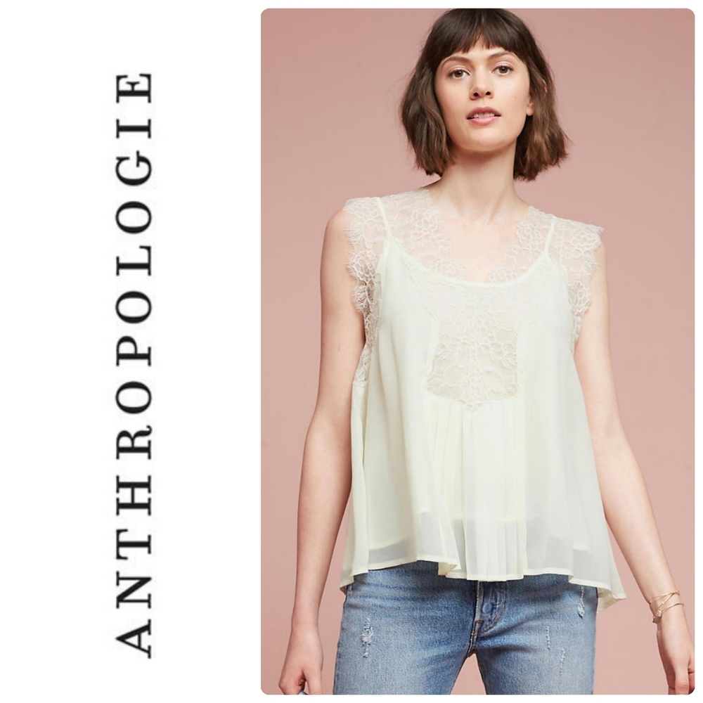 Anthropologie's Love Sam Boho Lace Benita Top